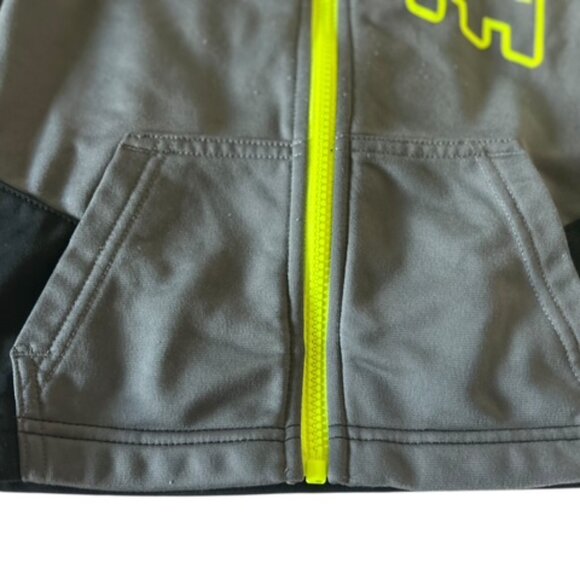 Boys Nike Tracksuit-Size S (5-6 yrs)-Zip Front-Black & Gray-Top Fleece Lined - Picture 6 of 10